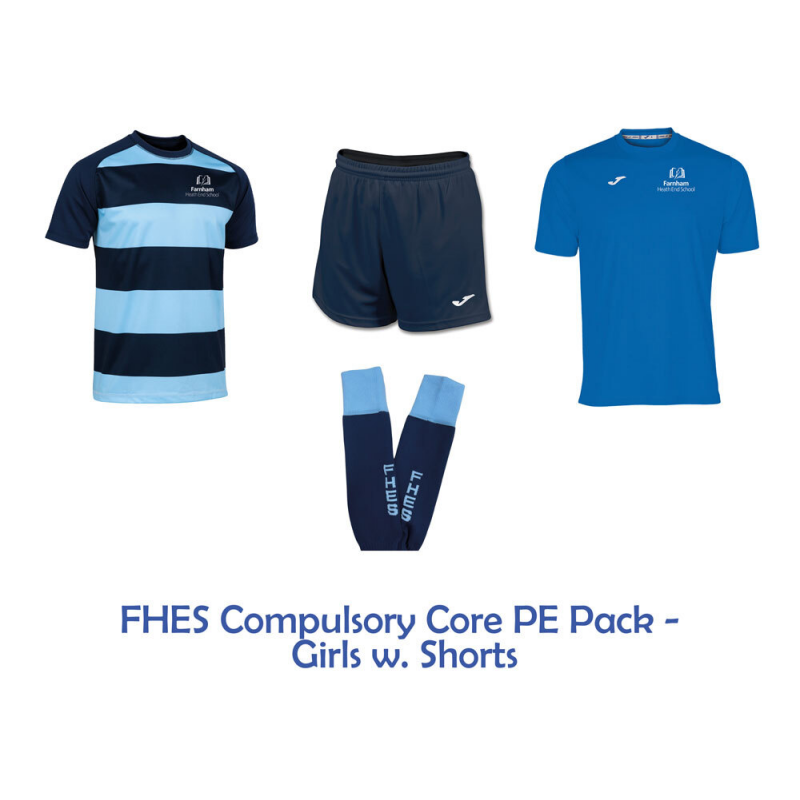 FHES Compulsory Core PE Pack (with shorts) - Girls - Junior